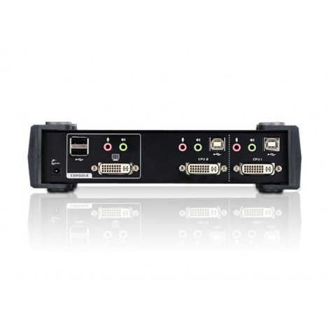 Aten | 2-Port USB DVI/Audio KVMP Switch | CS1762A | Warranty month(s) - 3